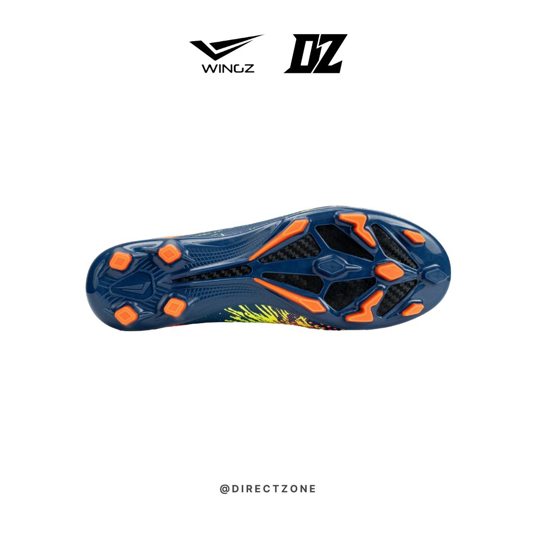 Wingz Sport Soccer Shoes - WZ1712 - Navy Yellow