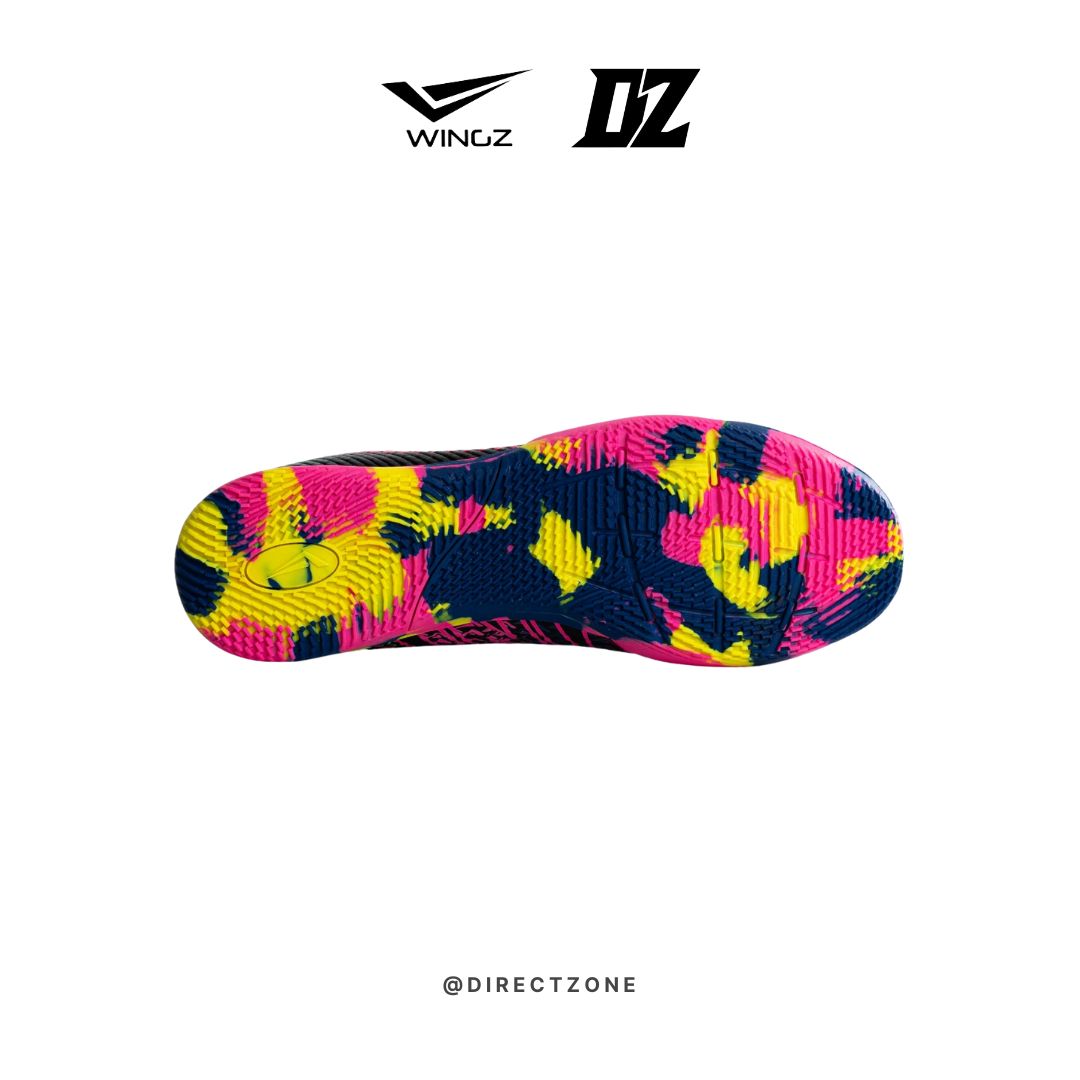 WingzSport WZ-2010 - Kasut Futsal / Futsal Shoes - Black