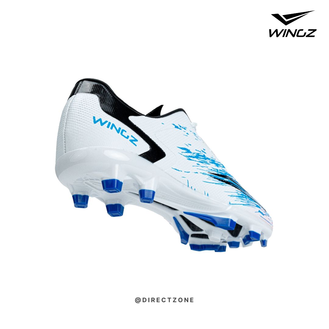 Wingz Sport Soccer Shoes - WZ1712 - White Blue