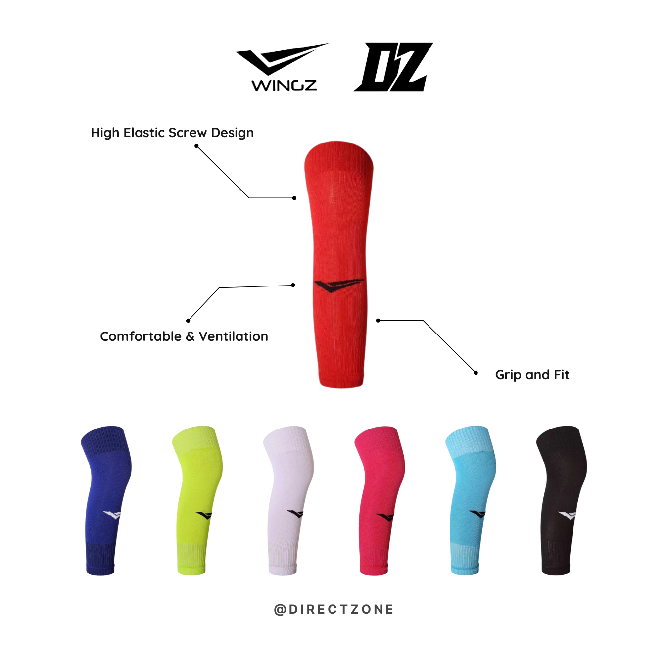 Wingz Sport Calf Sleeves - WZ-600 / WZ-601