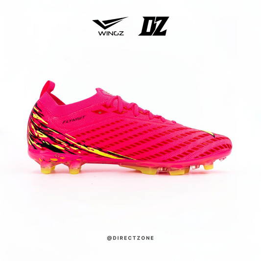 WingzSport Mugen Pro Flyknit - Kasut Bola / Football - Red Pink