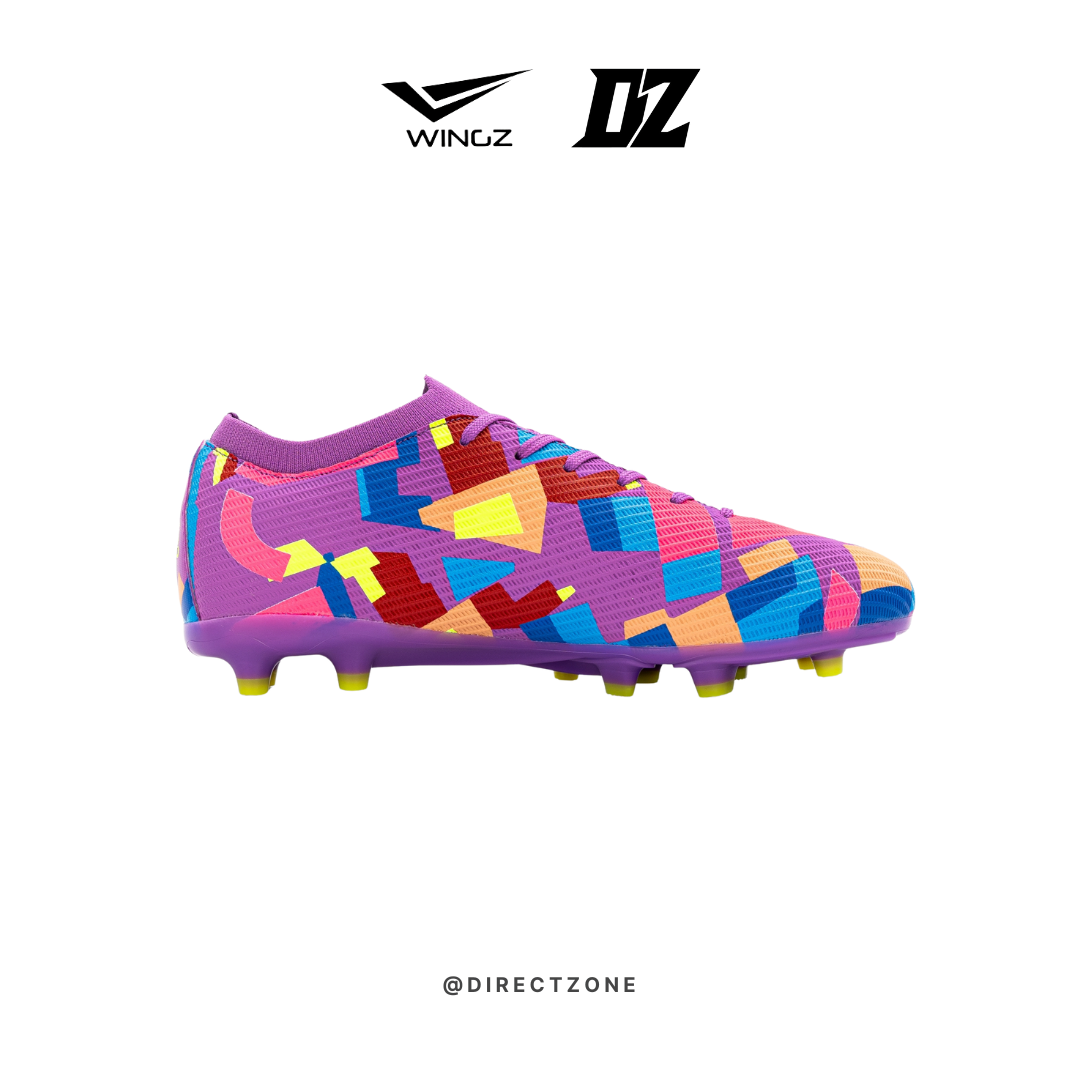 Wingz Sport Soccer Shoes - Crazy Crush Premium PU - Purple