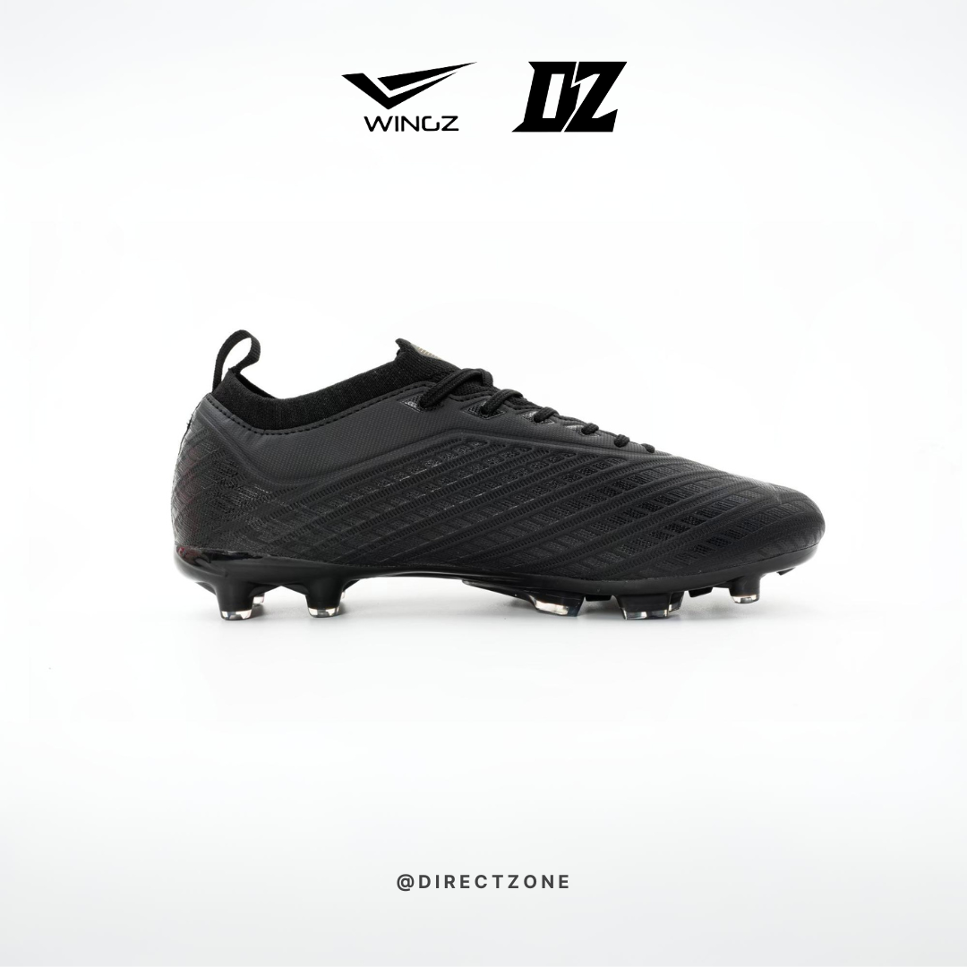 Wingz Sport Soccer Shoes - Wingz Mugen Premium PU - Black