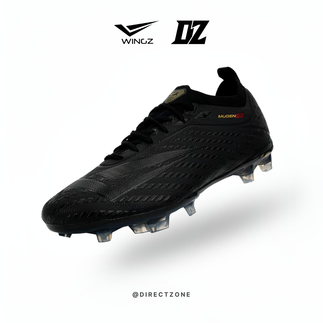 Wingz Sport Soccer Shoes - Mugen Pro Flyknit - Black