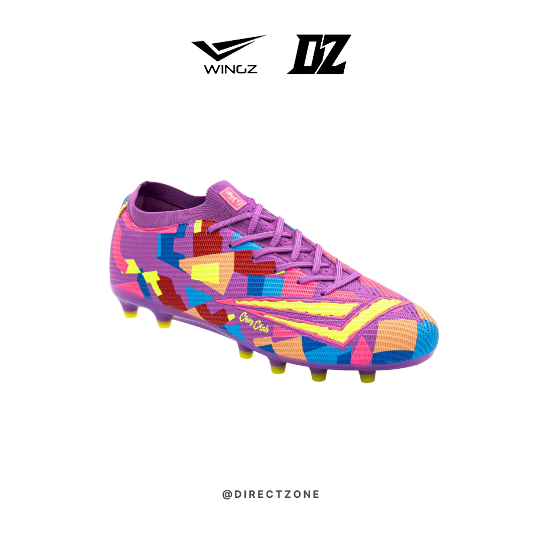 Wingz Sport Soccer Shoes - Crazy Crush Premium PU - Purple