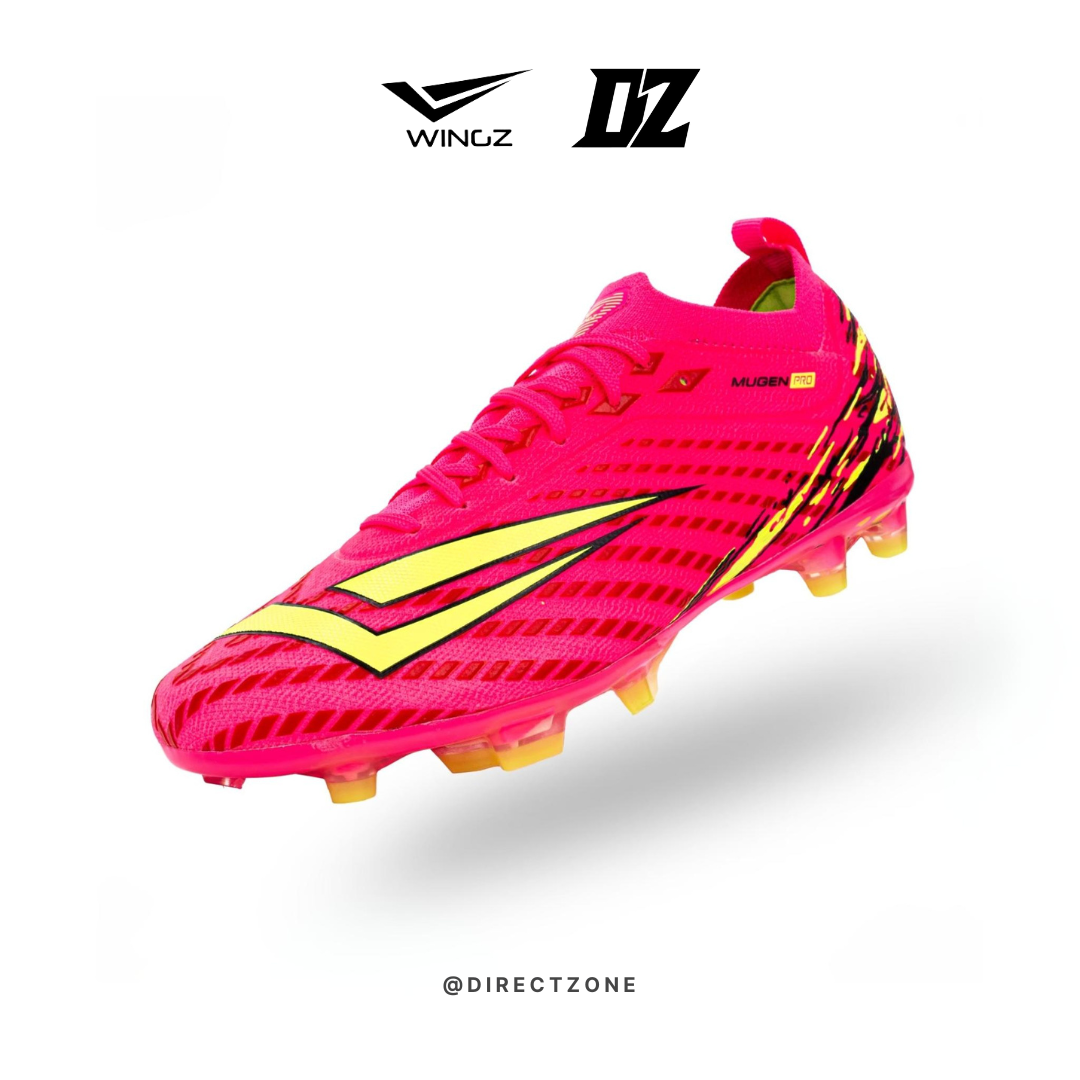 Wingz Sport Soccer Shoes - Mugen Pro Flyknit - Red Pink