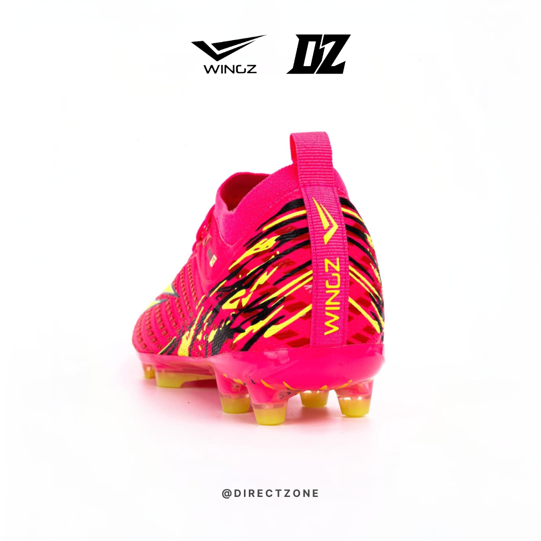 Wingz Sport Soccer Shoes - Mugen Pro Flyknit - Red Pink