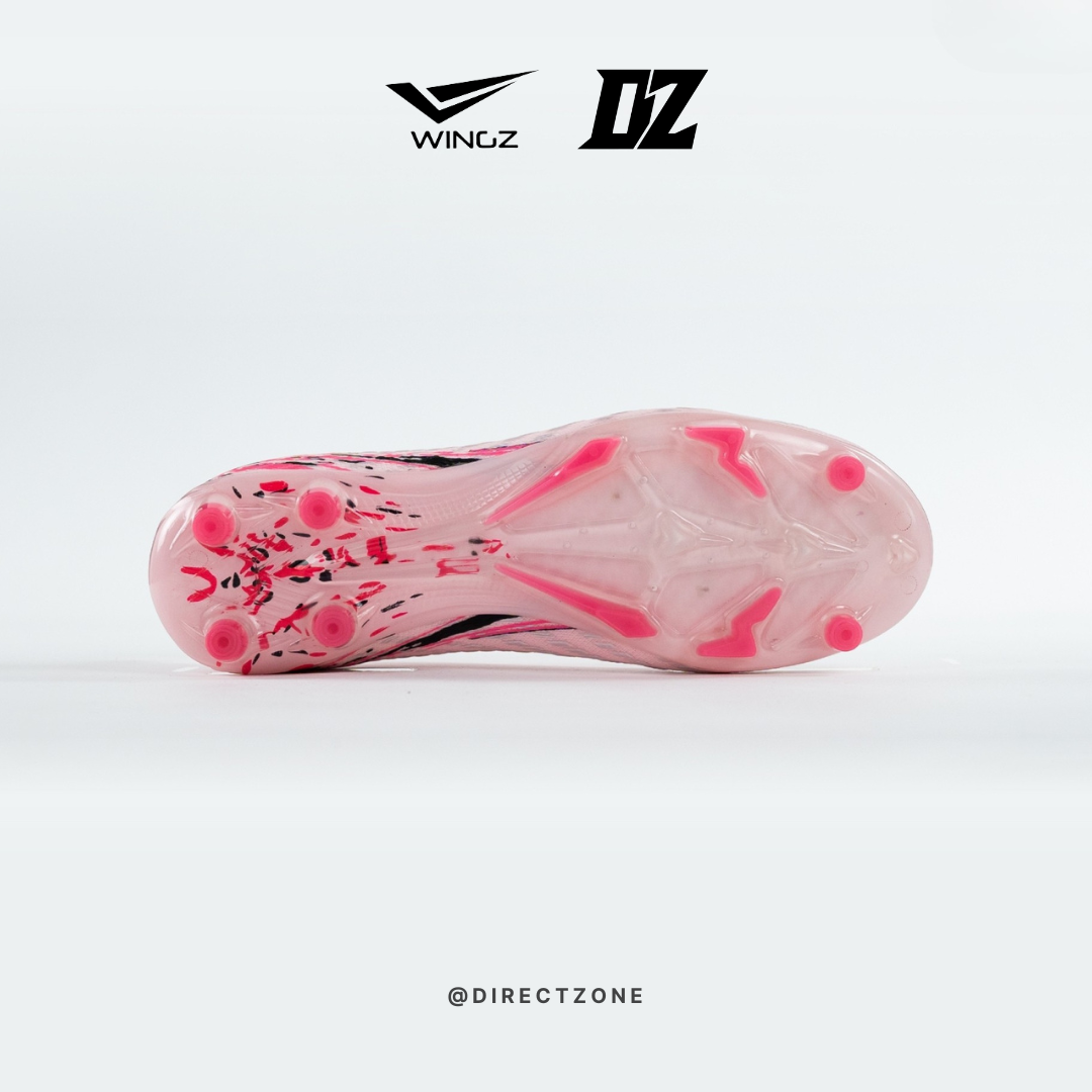 WingzSport Mugen Pro Flyknit - Kasut Bola / Football - Light Pink