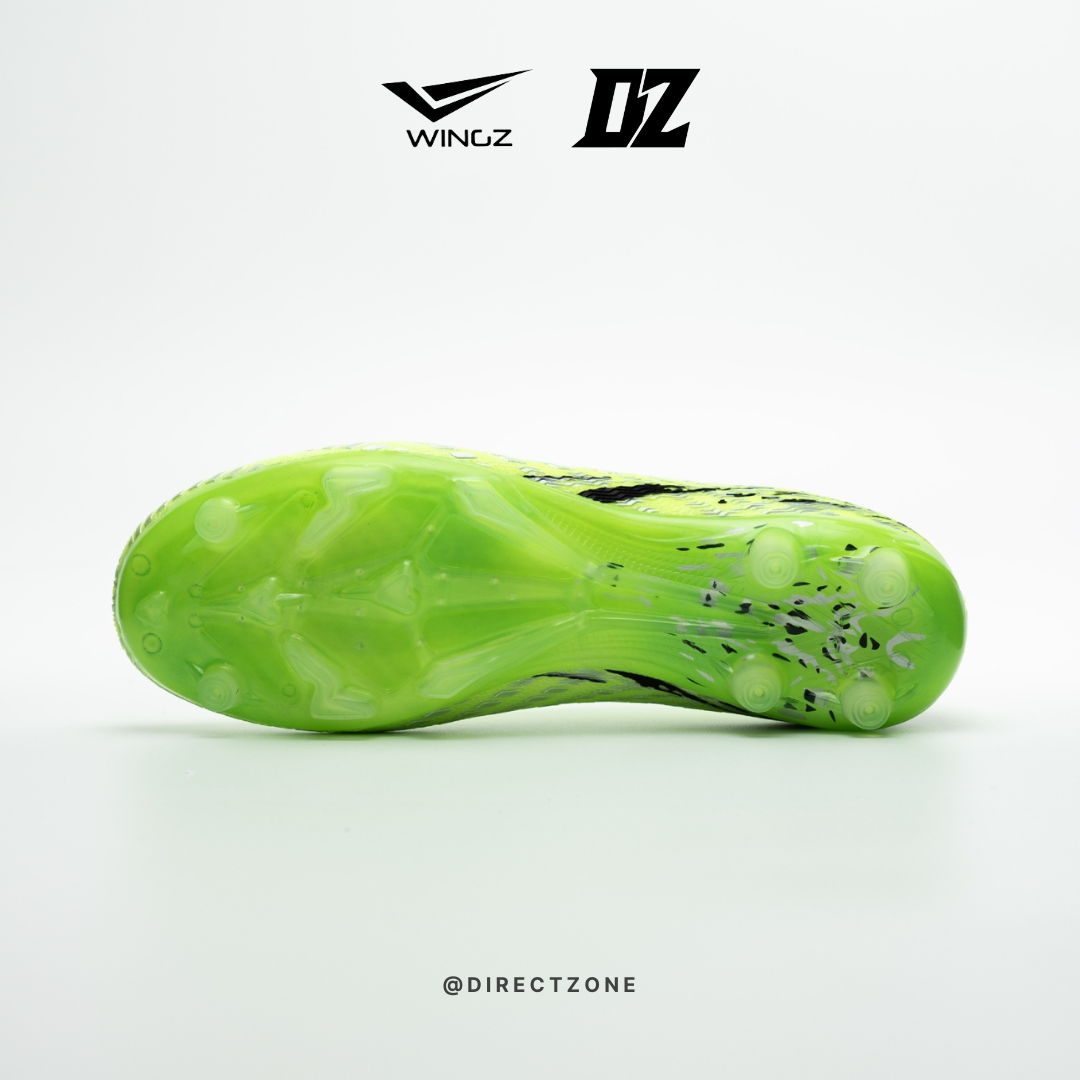 WingzSport Mugen Pro Flyknit - Kasut Bola / Football - Lime Green