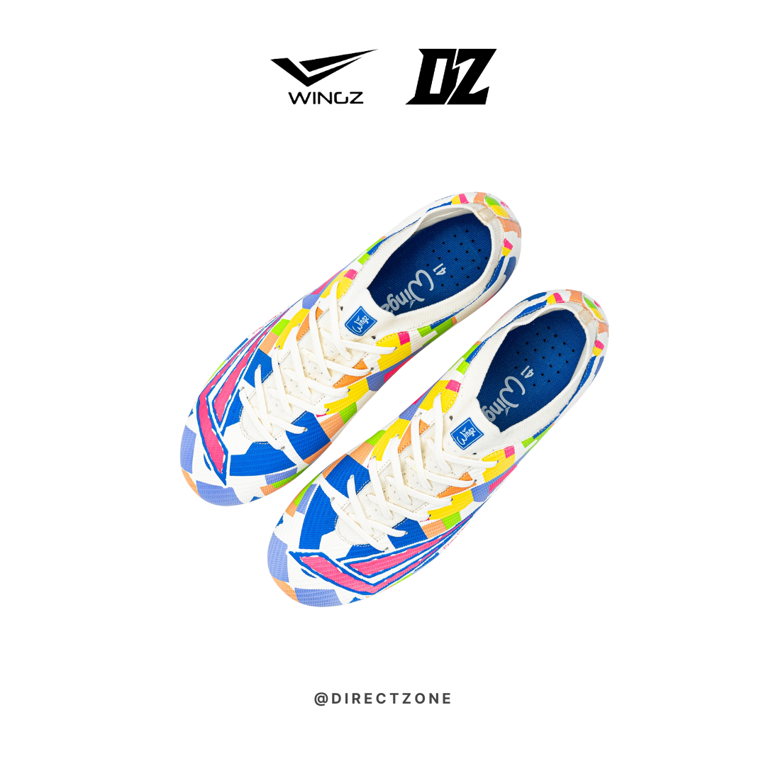 Wingz Sport Soccer Shoes - Crazy Crush Premium PU - Off White