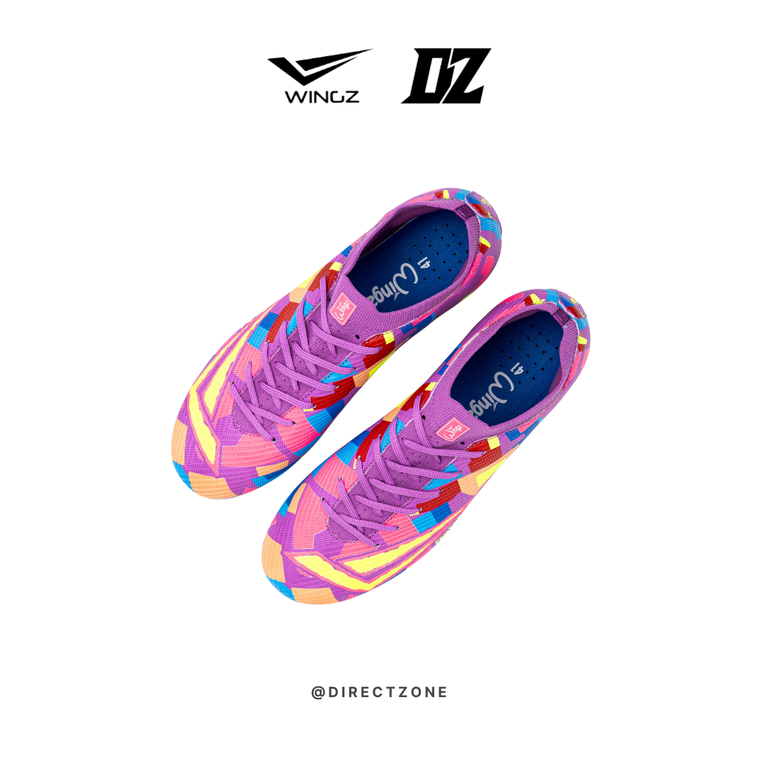 Wingz Sport Soccer Shoes - Crazy Crush Premium PU - Purple