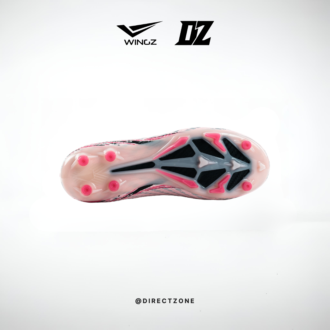 WingzSport Mugen Premium PU - Kasut Bola / Football - Light Pink
