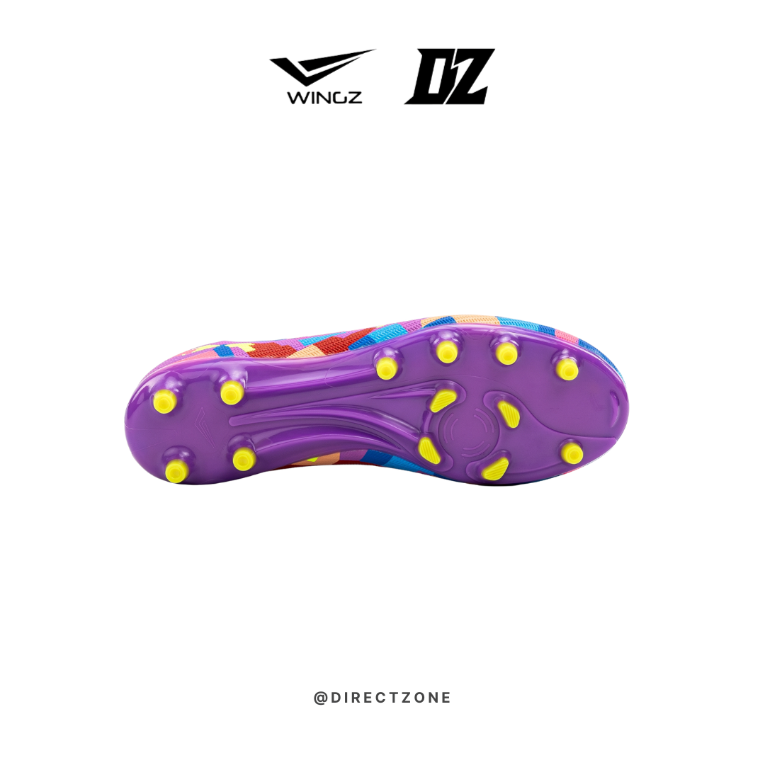 Wingz Sport Soccer Shoes - Crazy Crush Premium PU - Purple