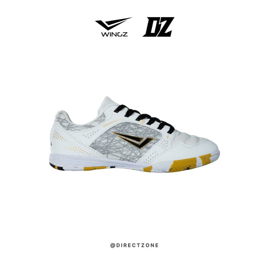WingzSport Desala - Kasut Futsal / Futsal Shoes - White