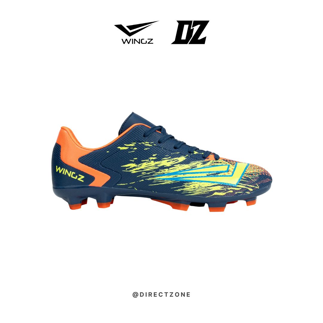 Wingz Sport Soccer Shoes - WZ1712 - Navy Yellow