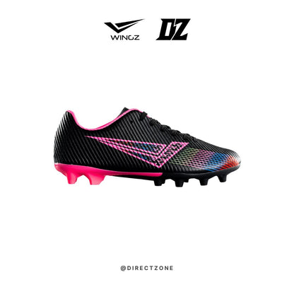 Wingz Sport Soccer Shoes - WZ1010 - Black Pink