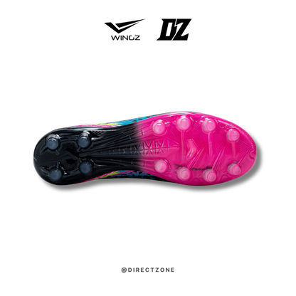 WingzSport Vortex Pro Flyknit - Kasut Bola / Football - Black