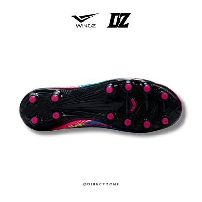 WingzSport Vortex Premium PU - Kasut Bola / Football - Black