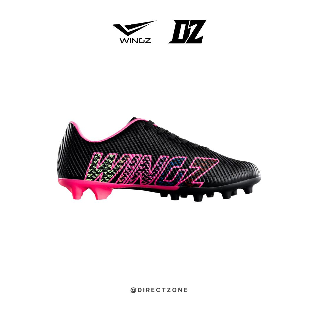 Wingz Sport Soccer Shoes - WZ1010 - Black Pink