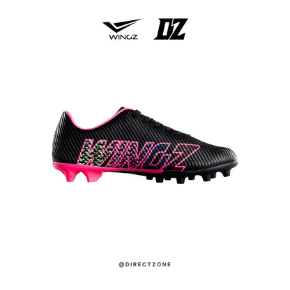 Wingz Sport Soccer Shoes - WZ1010 - Black Pink
