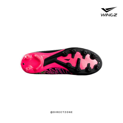 Wingz Sport Soccer Shoes - WZ1010 - Black Pink