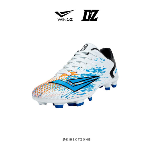 Wingz Sport Soccer Shoes - WZ1712 - White Blue