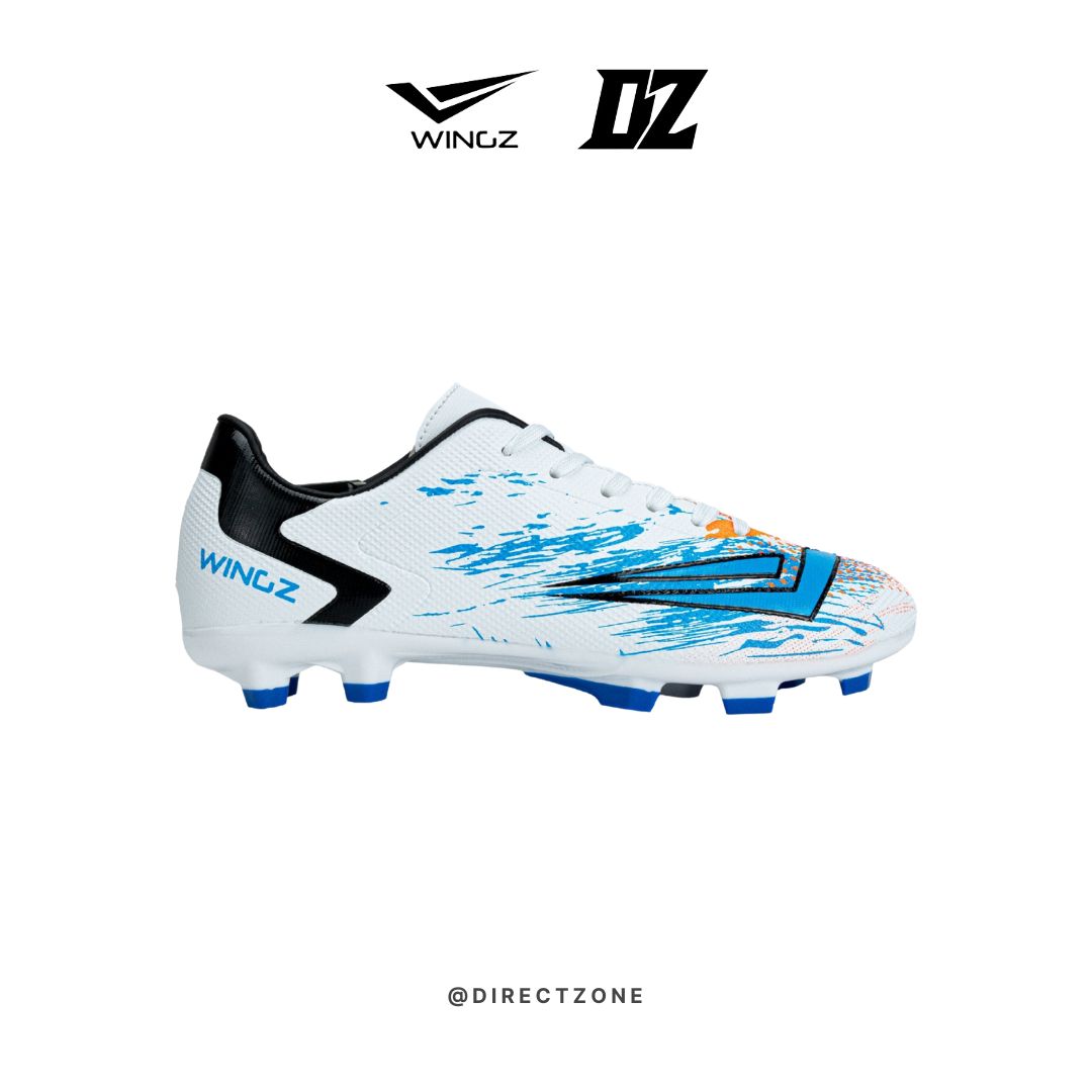 Wingz Sport Soccer Shoes - WZ1712 - White Blue