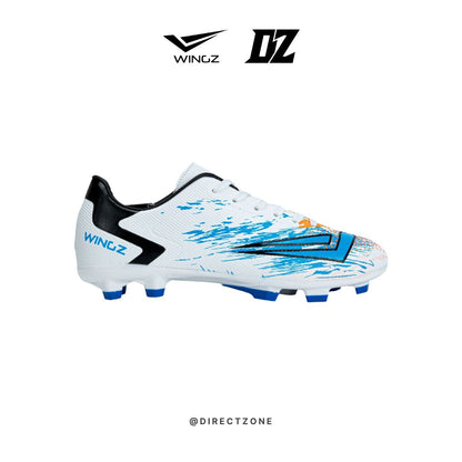 Wingz Sport Soccer Shoes - WZ1712 - White Blue