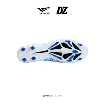 Wingz Sport Soccer Shoes - WZ1712 - White Blue