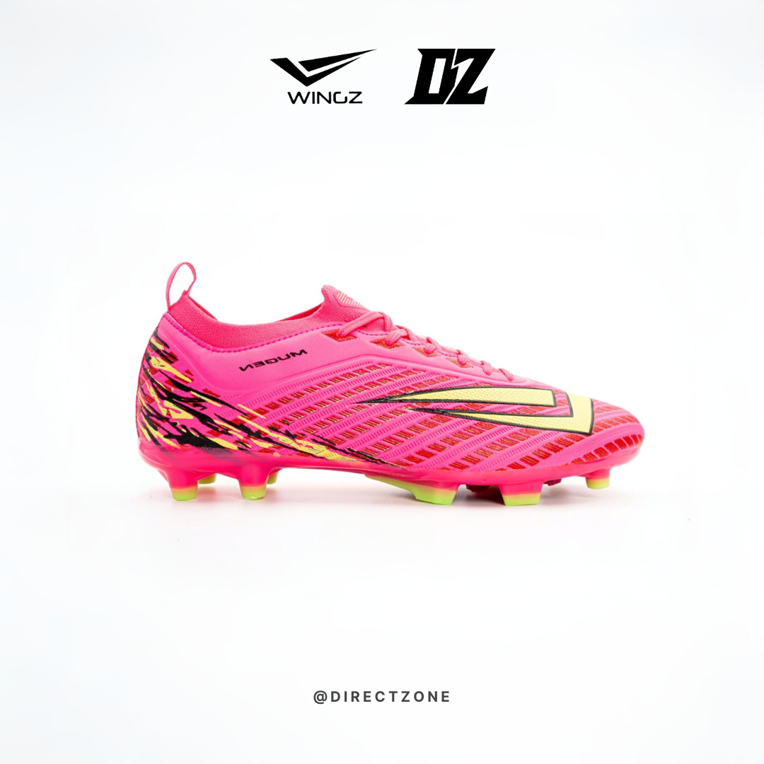 Wingz Sport Soccer Shoes - Mugen Premium PU - Red Pink