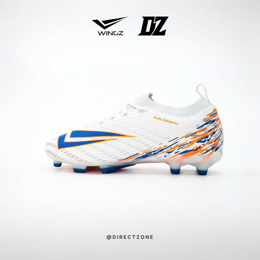 Wingz Sport Soccer Shoes - Wingz Mugen Premium PU - White
