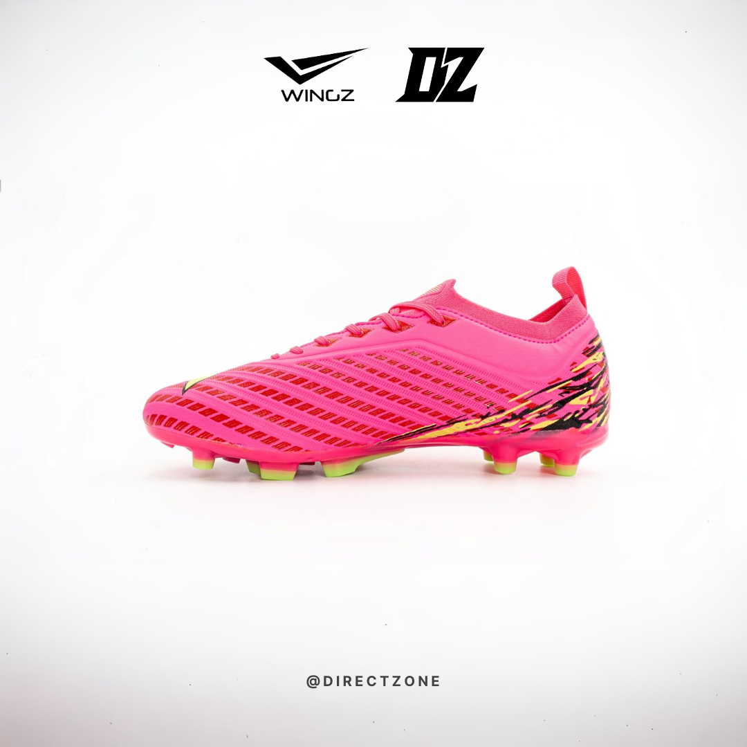 Wingz Sport Soccer Shoes - Mugen Premium PU - Red Pink