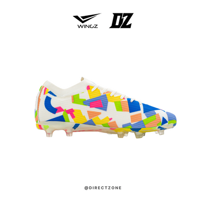 Wingz Sport Soccer Shoes - Crazy Knit Flyknit - Off White