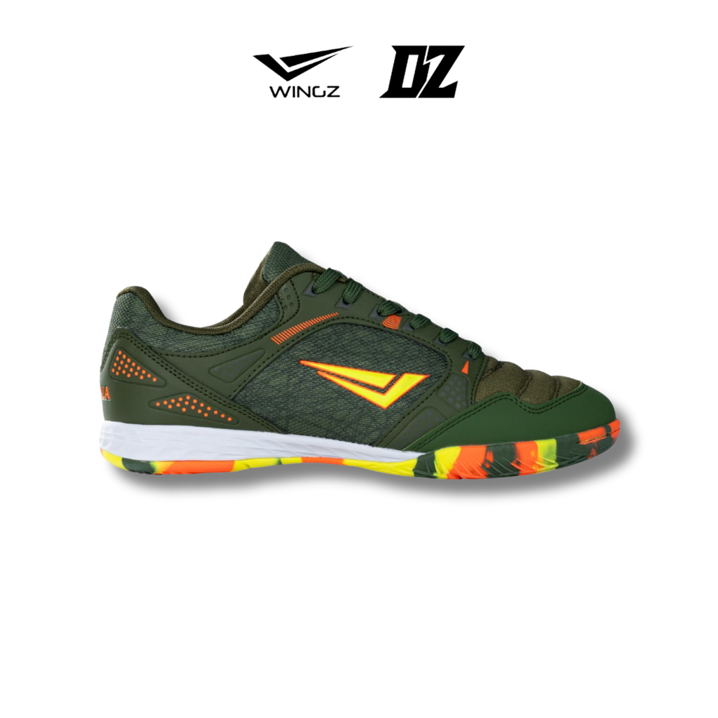 Kasut Futsal WingzSport Desala Canvas Mesh | Breathable Indoor Shoes
