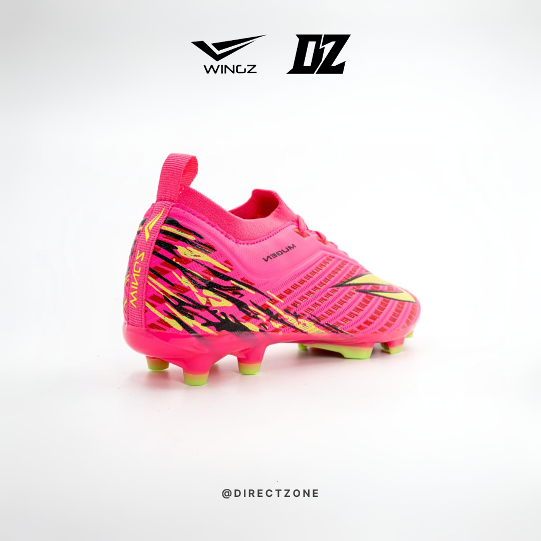 Wingz Sport Soccer Shoes - Mugen Premium PU - Red Pink