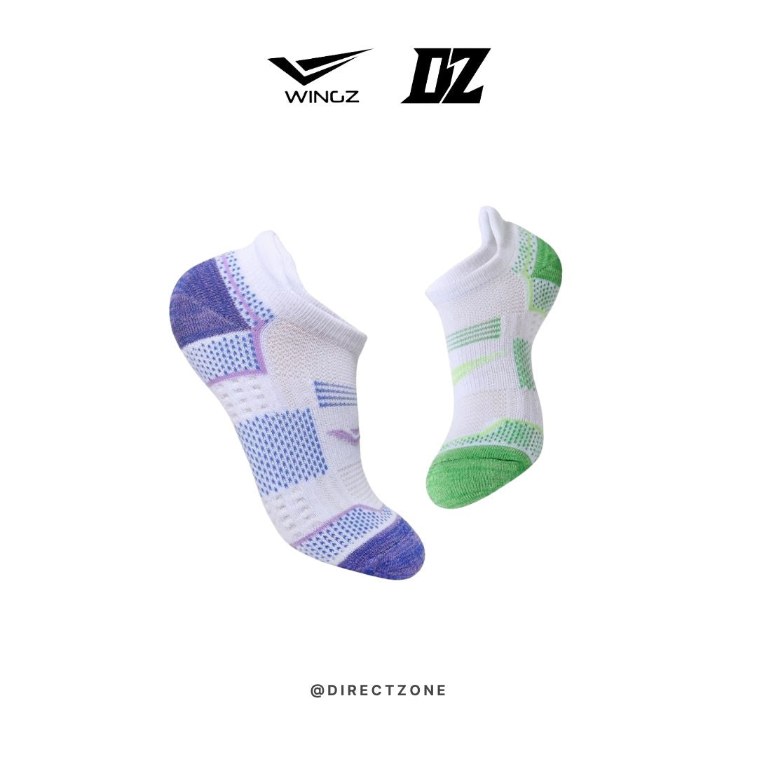 Kaus Kaki Sukan Low Cut 2-in-1 WingzSport | Sports Socks WZ-M51