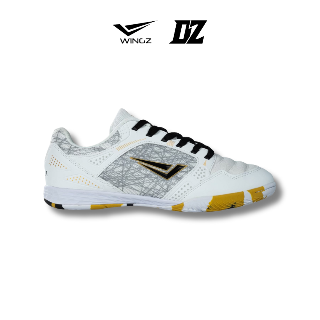 Kasut Futsal WingzSport Desala Canvas Mesh | Breathable Indoor Shoes