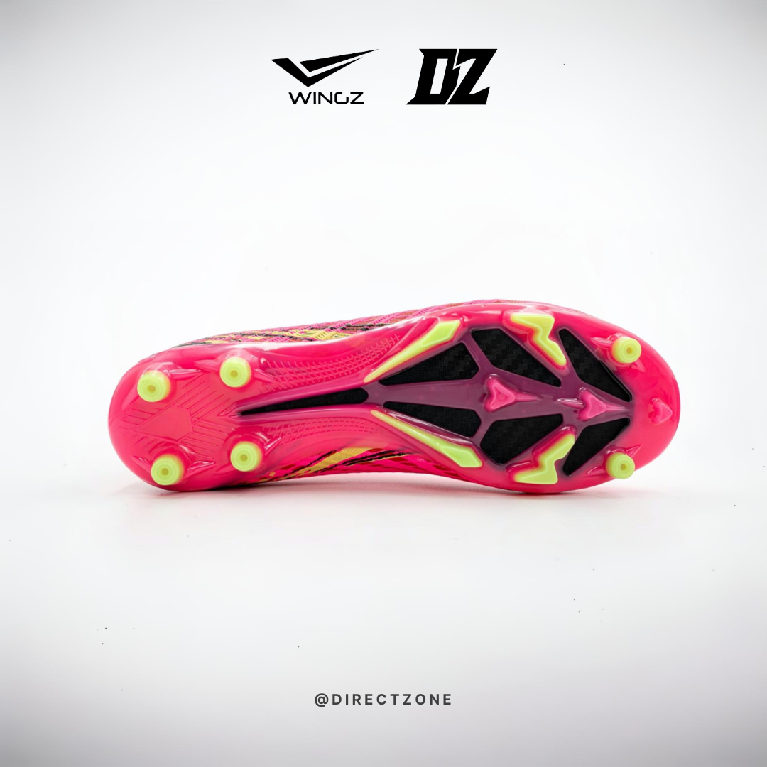 Wingz Sport Soccer Shoes - Mugen Premium PU - Red Pink