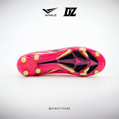 Wingz Sport Soccer Shoes - Mugen Premium PU - Red Pink