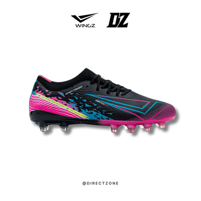 WingzSport Vortex Pro Flyknit - Kasut Bola / Football - Black