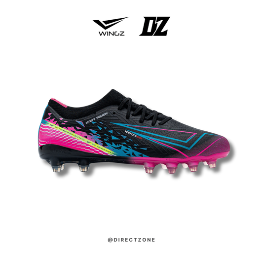 WingzSport Vortex Pro Flyknit - Kasut Bola / Football - Black