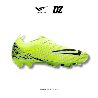 WingzSport Mugen Premium PU - Kasut Bola / Football - Lime Green