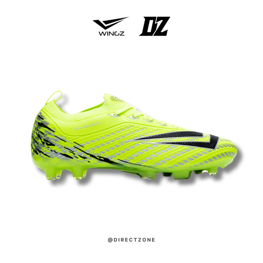 WingzSport Mugen Premium PU - Kasut Bola / Football - Lime Green