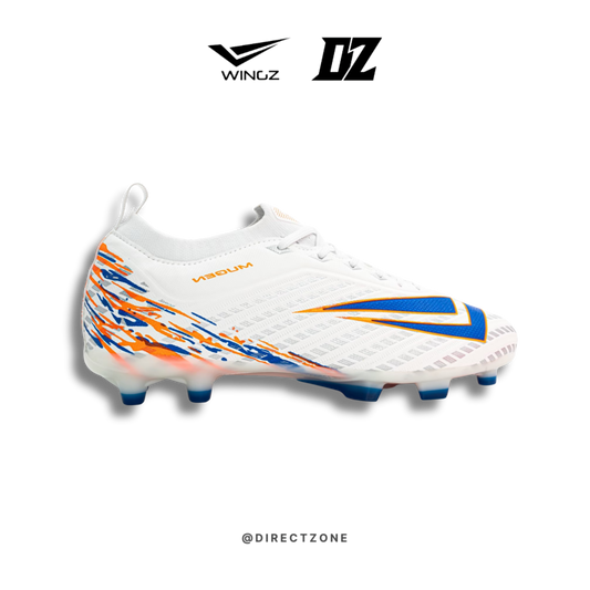 WingzSport Mugen Premium PU - Kasut Bola / Football - White
