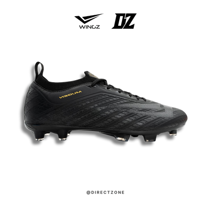 WingzSport Mugen Premium PU - Kasut Bola / Football - Black