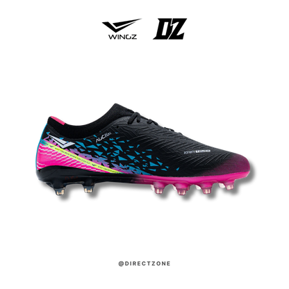 WingzSport Vortex Pro Flyknit - Kasut Bola / Football - Black