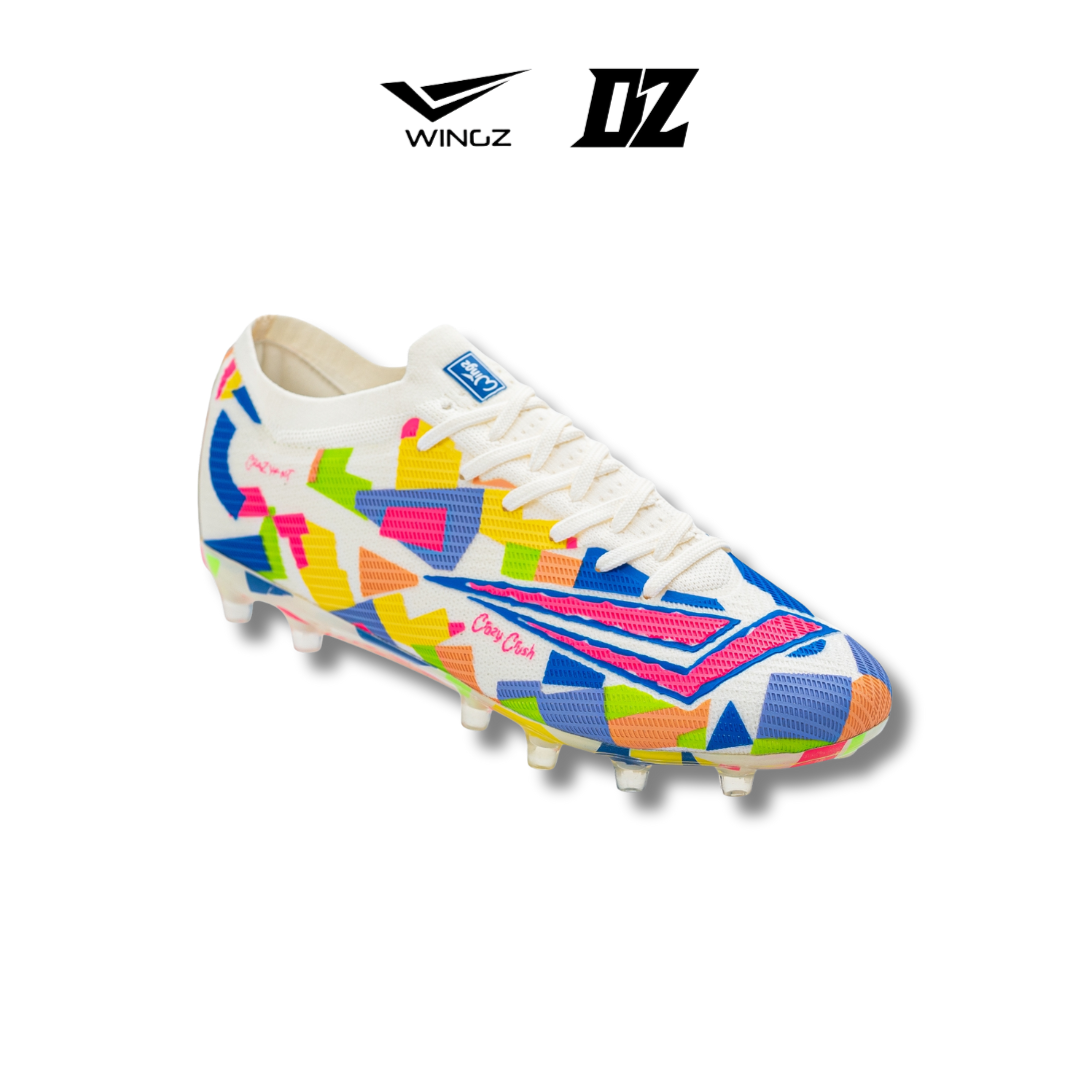 Kasut Bola WingzSport CrazyKnit Flyknit FG/AG | Lightweight Football Shoes