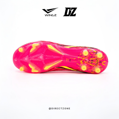 Wingz Sport Soccer Shoes - Mugen Pro Flyknit - Red Pink