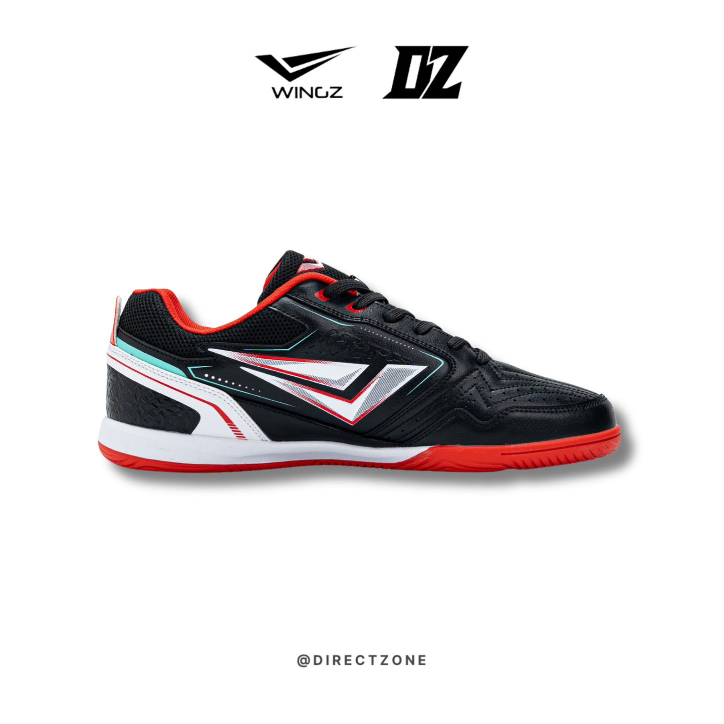 WingzSport Saga Corsa – Kasut Futsal / Futsal Shoes – Black
