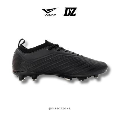WingzSport Mugen Premium PU - Kasut Bola / Football - Black